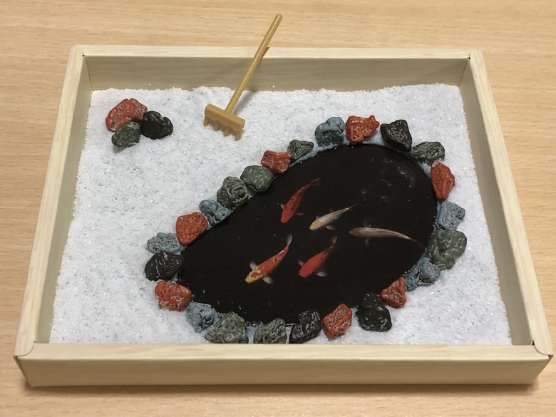 おかしでつくる日本庭園　完成形