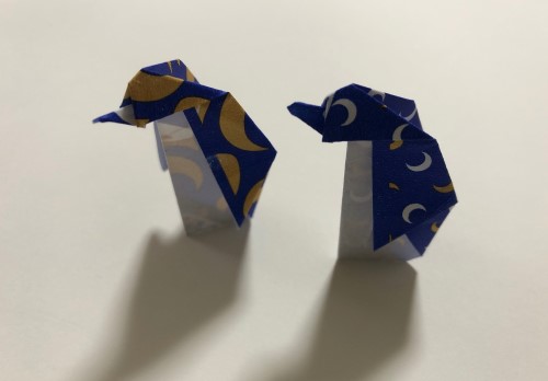 ペンギンの折り紙