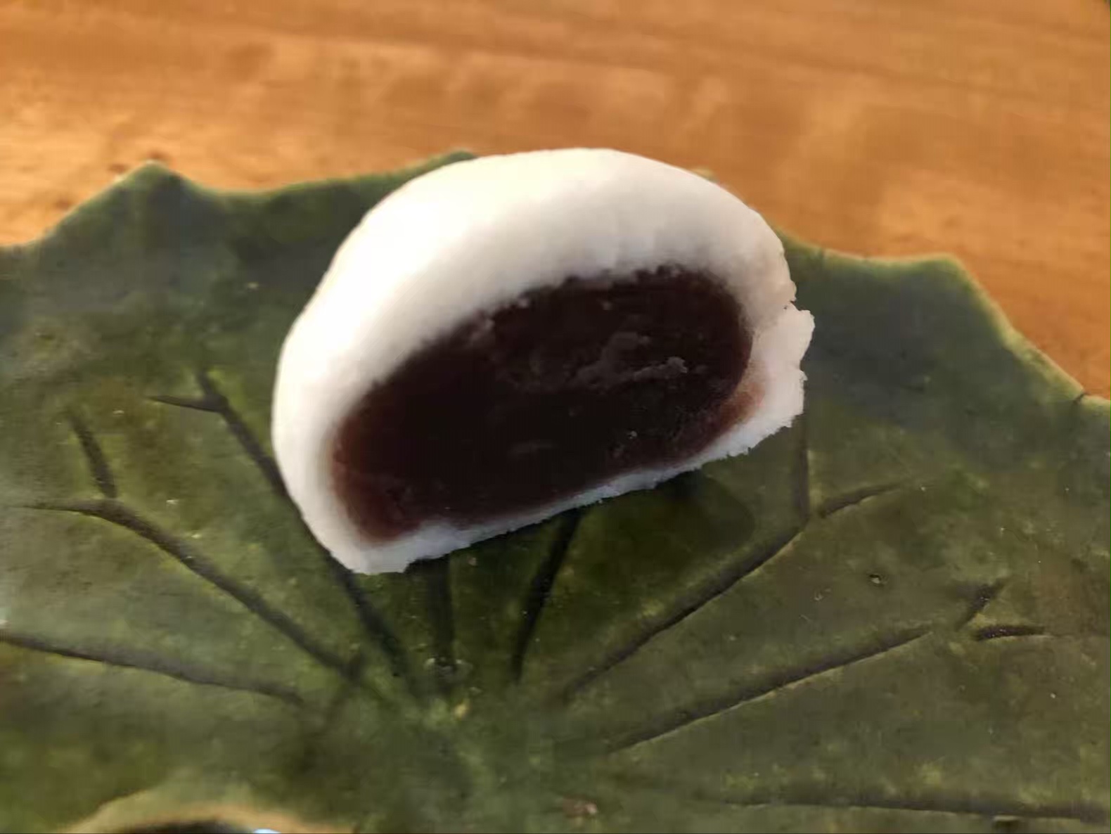 薯蕷饅頭断面