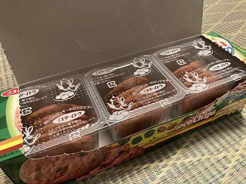 すいかチョコチップクッキーパッケージ