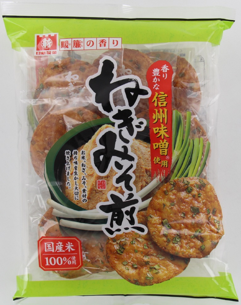 ねぎみそ煎餅