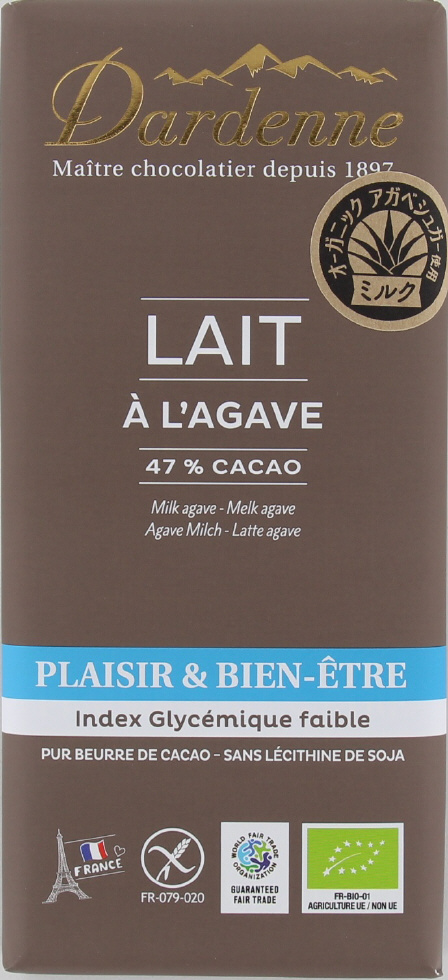 有機アガベチョコレート　ミルク